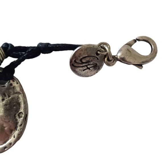 Y2K Boho Dangle Coin Charms Bracelet Chunky Hippie Gypsy Witchy Fairy Whimsigoth - Picture 4 of 16